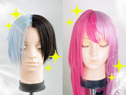 ツートン カラー ウィッグ