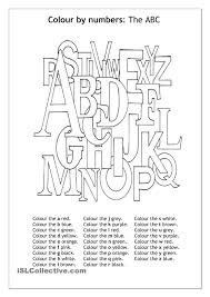 First, kids trace lines on this prekindergarten writing worksheet to strengthen the fine motor skills alphabet worksheets cover everything from a to z. Colour By Number The Abc Color By Numbers Color Theory Worksheet Alphabet Coloring