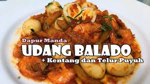 Tambahkan air serta irisan tomat. Inspirasi Menu Ramadhan Resep Udang Balado Dengan Kentang Dan Telur Puyuh Ala Dapur Manda Youtube