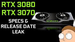 Nvidia geforce rtx 3080 delivers huge performance for a price that undercuts the rtx 2080 ti at launch. Rtx 3080 Rtx 3070 Release Date Specs Leak Youtube