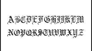 Maybe you would like to learn more about one of these? How To Write Old English Gothic Font Calligraphy Youtube