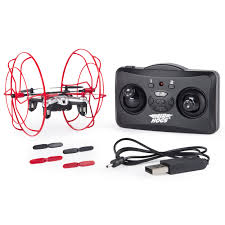 Air Hogs Hyper Stunt Drone Unstoppable Micro Rc Drone Red Walmart Com