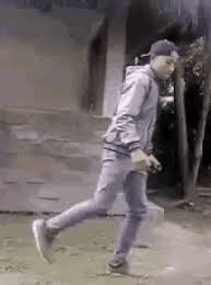 This dance move mimics the movement you make while running, and it is a great cardio workout that can help increase your heart rate. Running Man Dance Gifs Tenor