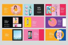 This cool set of designs is ready to use in 2020 for a multitude of presentation types: Lookbook Google Slide 1 0 Update Powerpoint Design Templates Powerpoint Design Presentation Design