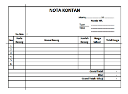 Check spelling or type a new query. Contoh Nota Pembayaran Pengertian Komponen Beserta Fungsinya