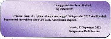 Layang ganep yaiku layang kang isine jangkep ( ngganggo unggah2 kang trep,ngganggo bebuka,isi,panutup,tanggal,paprenah, lan tandha tangan serta jeneng sing ngirim). Download Purwaka Basa Layang Ganep Yaiku Viral Hutomo