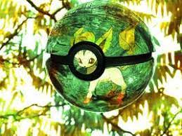The Pokeball Of Leafeon By Wazzy88 Pokemon Eevee Pokemon Pikachu Art