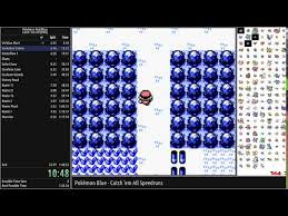 Any % glitchless (red and blue) any % glitchless (yellow) any % glitched without save corruption (red and blue) any % glitched without save corruption (yellow) 151 pokémon (red and blue) beat misty (red and blue) references Pokemon Blue Catch Em All Speedrun In 1 37 12 Former World Record Youtube