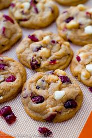 Cookies are an anytime food, so, no big deal. Cranberry Recipe Soft Baked White Chocolate Cranberry Cookies Soft Bakes White Chocolate Cranberry Cookies Cranberry White Chocolate Chip Cookies