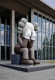 Kaws Companion Passing Through Museum Of Modern Art Street Art Exhibition