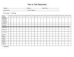 The Time On Task Chart I Cant Live Without This Time On