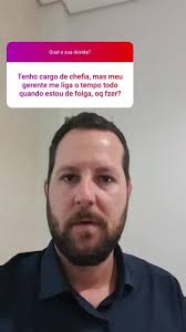 Chefe Liga Para Trabalhar Folga