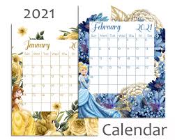 Free printable disney calendar 2020. Princess 2021 Calendar Instant Download Digital Calendar Printable 2021 Calendar Disney Princess Calendar 2021 2021 Calendar Digital Calendar Disney Calendar