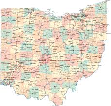 Healthy northeast ohio welcomes visitors from cleveland and cuyahoga health data matters. Ohio Road Map Oh Road Map Ohio Roads And Highways