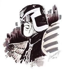 2000ad: Judge Dredd: Jesus Redondo, in s smith's 2000ad: Judge Dredd Comic  Art Gallery Room