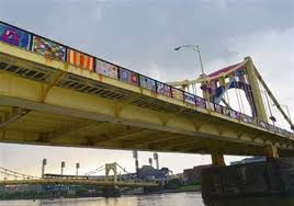 Maybe you would like to learn more about one of these? Art Project Has Warhol Bridge Draped With 600 Colorful Blankets Pittsburgh Post Gazette