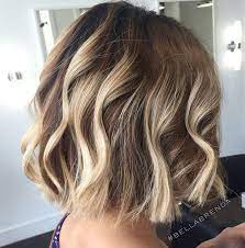 Short Blunt Bob Blonde Ombre Blonde Balayage Beachy Waves Short Hair Balayage Blonde Balayage Blonde Ombre