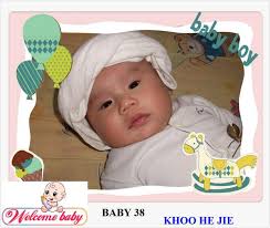Fishlivemall小鱼妈咪- BABY 38 1. 宝宝名字：KHOO HE JIE 2. 出生日期：8-12-2012 3. 宝宝性别：男4.  妈咪的名字：Fong Yin Cheong FB link: http://www.facebook.com/fongyin.cheong 第一步骤：