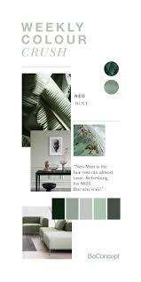 Neo Mint Interior Design Mood Board Mint Color Palettes Mood Board Design