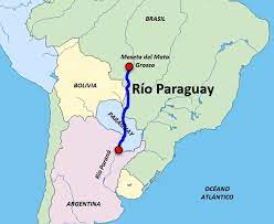 Bolivia actually shares a very little section of this river whit paraguay. Donde Esta El Rio Paraguay Con Mapa Saber Es Practico