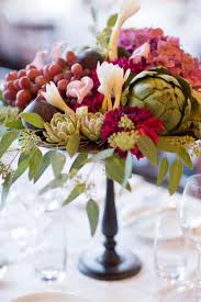 Image result for medieval wedding table settings with pine and berries fruit