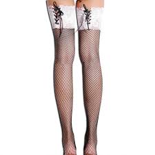 Check spelling or type a new query. Women S Sexy Fishnet Patterned Thigh High With Lace Up Tie Long Stocking Buy At A Low Prices On Joom E Commerce Platform