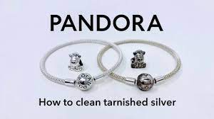 How to clean stainless steel bracelets. How To Clean Tarnished Pandora Silver Charms Bracelets And Other Jewellery Youtube