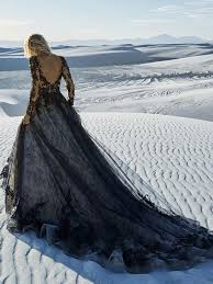 Long sleeve vintage wedding dresses some traditions are worth preserving. Black Wedding Dresses Lace Princess Silhouette Long Sleeves Natural Waist Lace Court Train Bridal Gown Milanoo Com