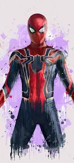 Iphone X Wallpaper Screensaver Background 176 Spiderman 4k Ultra Hd Spiderman Art Iron Spider Suit Amazing Spiderman