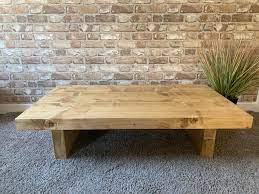 Shop the best uk selection of reclaimed wood coffee tables on furnish.co.uk, the luxury home interiors marketplace. Low Coffee Table Farmhouse Table Distressed Chunky Wooden Etsy Houten Meubels Meubels Tafels