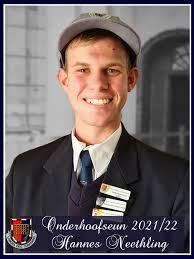 HOOFLEIERS VIR 2021/22 Vanoggend is ons nuwe hoofleiers vir 2021/22  aangekondig en dit is vir ons 'n groot voorreg om hulle aan julle bekend te  stel. Onderhoofmeisie: Mieke Kruger Hoofmeisie: Carla Botha