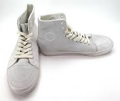 Unif Shoes Don T Skate Suede Hi Gray Cream Sneakers Size 8 Ebay