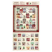 Andover Makower Silent Night Advent Calendar 24 Panel Metallic Multi From Fabricdotcom Designed By Makower Uk In As Christmas Fabric Advent Advent Calendar