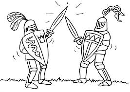 Ausmalbilder Ritter Im Kampf Ausmalbilder Coloring Pages Diy And Crafts Knight
