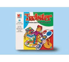 Twister ist ein gesellschaftsspiel, das aus einer etwa zwei quadratmeter großen plastikfolie mit großen bunten punkten (blau, rot, grün, gelb) und einer drehscheibe besteht. Mb Spiele Twister Im Test Testberichte De Note