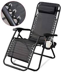 Sold and shipped by spreetail. Amazon Com Patio Zero Gravity Chair For Heavy Duty People Reclining Lounge Chairs For Pool Side Outdoor Yard Beach Black Support 200kg Garden Outdoor
