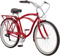 4.7 out of 5 stars. Amazon Com Schwinn Sanctuary 7 Comfort Cruiser Bike Featuring Retro Styled 18 Inch Medium Steel Step Over Frame And 7 Speed Drivetrain With Front And Rear Fenders Rear Rack And 26 Inch Wheels Red Sports Outdoors