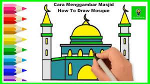 26 download gambar mewarnai terbaru untuk anak tk paud sd tayo tobot dll. Cara Menggambar Masjid Mudah Untuk Pemula Belajar Mewarnai Masjid Indah Anak Sd Ra Tk Crayon Youtube