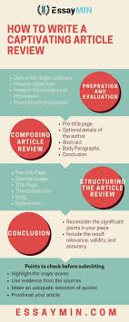 An Article Review Is A Paper That Contains A Critical Constructive Evaluation Of Literature Writing A Thesis Statement Best Essay Writing Service Review Essay