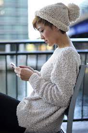 This is made from a mccalls cap. K Pop Fashion Korean Fashion Clothing Online Just Aya Hats Short Hair Short Hair Outfits Hats For Short Hair