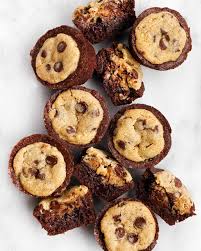 With A Fudgy Brownie Base And A Chocolate Chip Cookie Layered On Top These Brookies Brownie Cookies A Combo Dessert Brookies Brookies Recipe Chip Cookies