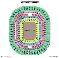Uncommon Jones Dome Seating Chart Edward Jones Dome Football
