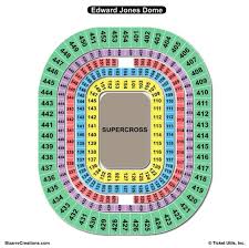 uncommon jones dome seating chart edward jones dome football