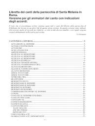 Il cantico dei cantici, otranto. Canti Accordi Pdf