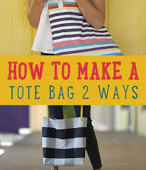 This is a beginner friendly project. How To Make A Tote Bag Diy Projects Craft Ideas How To S For Home Decor With Videos