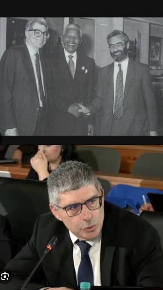 Let's give Adv Matthew Chaskalson his flowers. Matthew Chaskalson is the son of Adv Arthur Chaskalson. Arthur Chaskalson was a renowned South African lawyer and judge who served as the first President