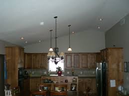 Vaulted Ceiling In Kitchen Vaulted Ceiling Kitchen Recessed Lighting Fixtures Sloped Ceiling Lighting