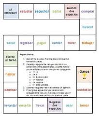 Spanish Ar Verb Conjugation Board Game Present Tense Spanish Classroom Activities Verb Conjugation Spanish Lessons For Kids