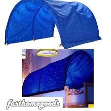 New Ikea Kura Bed Canopy Tent Blue White Star Kids Ikea Kura Kura Bed Ikea Kura Bed