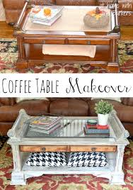 Farmhouse rustic coffee tables that looks expensive (but won't hurt your wallet). Coffee Table Makeover At Home With The Barkers